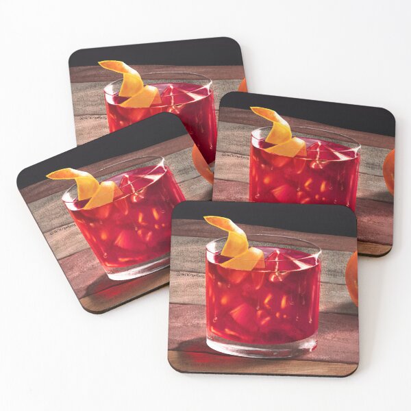Item preview, A Negroni Sbagliato with Prosecco in it designed and sold by GTKreations.