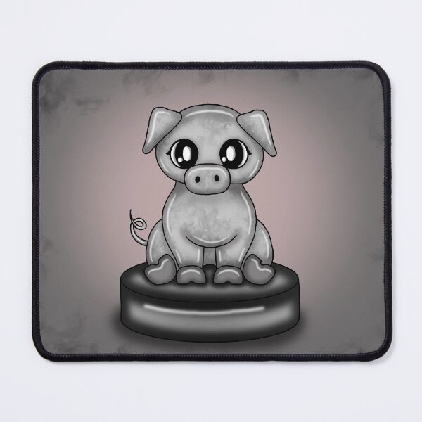 Item preview, cute metal pig chinese horoscop designed and sold by Pezi-Creation.