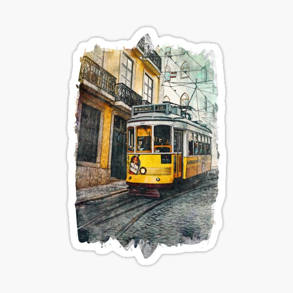 old tram Sticker