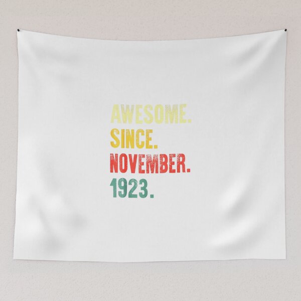 Item preview, 99 Years Old Awesome Since November 1923 99th Birthday designed and sold by TGMerwin.