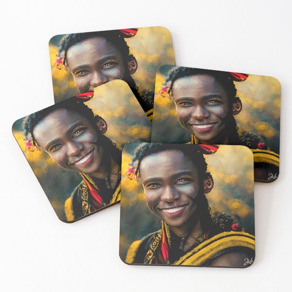 Item preview, African Young Masai Man designed and sold by GambiJoop.
