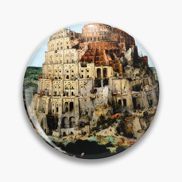 Item preview, Pieter Bruegel - The Tower of Babel designed and sold by pikselpunk.