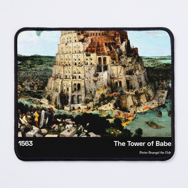 Item preview, Pieter Bruegel - The Tower of Babel designed and sold by pikselpunk.