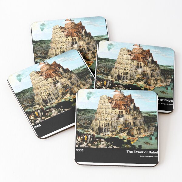 Item preview, Pieter Bruegel - The Tower of Babel designed and sold by pikselpunk.