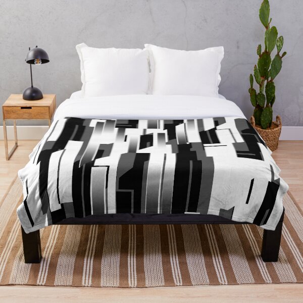 Item preview, patrón blanco y negro abstracto sin fisuras designed and sold by WiseOF.