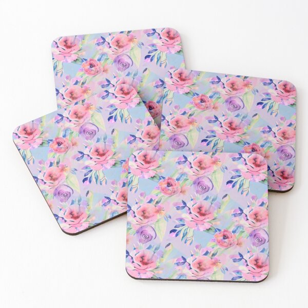 Item preview, Pastel floral pattern designed and sold by Mirarima.