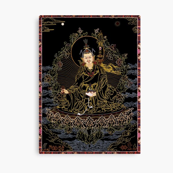 Item preview, Padmasambhava Guru Rinpoche Buddhist Thangka designed and sold by Onodera.
