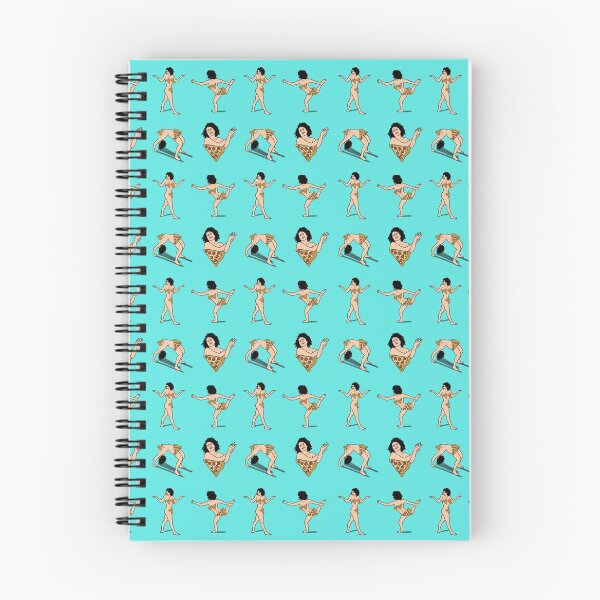 Item preview, Art model Pizza Censorship Light blue Pattern designed and sold by lorenzabluetiz.