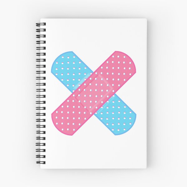 Item preview, Bend Aid Pink Blue designed and sold by BlueBlackSky.