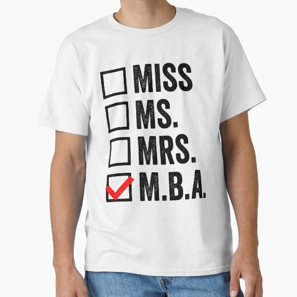 Item preview, Miss Ms Mrs MBA designed and sold by Easy-Teezy.