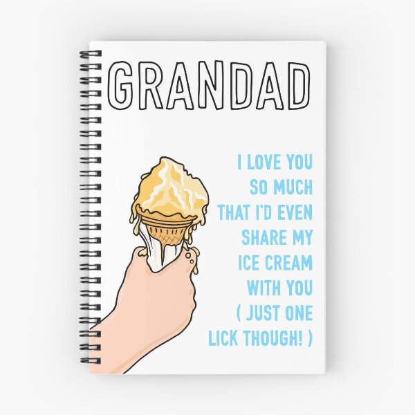 Item preview, Grandad Loving Ice Cream Sharer designed and sold by Adam Regester.