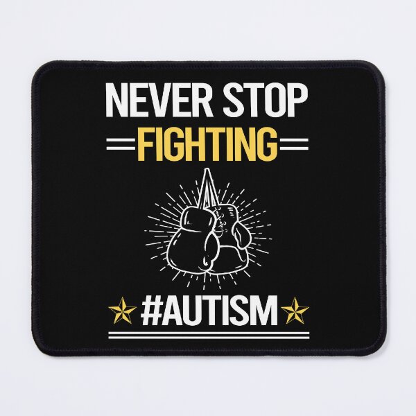 Item preview, Never Stop Fighting With Autism designed and sold by StoreHornedFace.