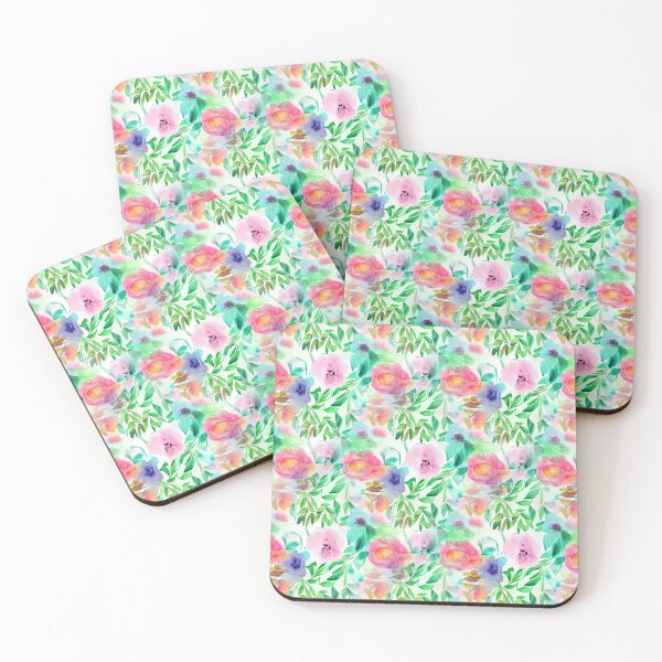 Item preview, Pastel floral pattern designed and sold by Mirarima.