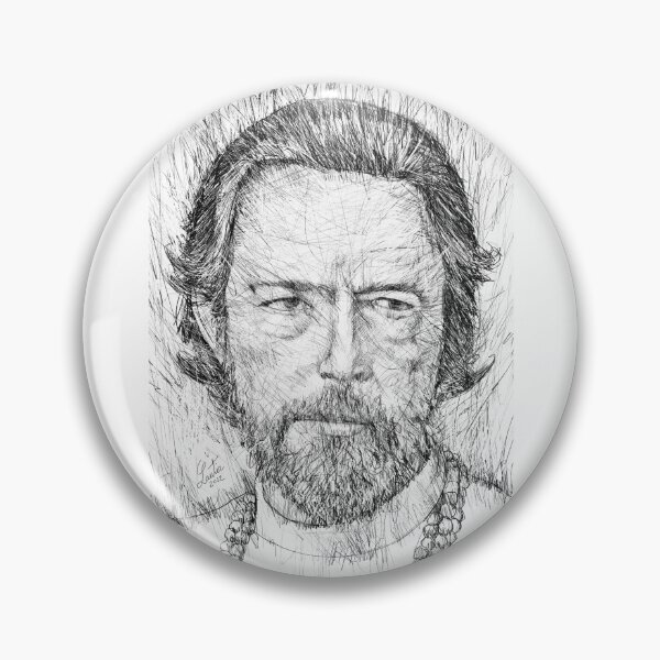 Item preview, ALAN WATTS pencil portrait .1 designed and sold by lautir.