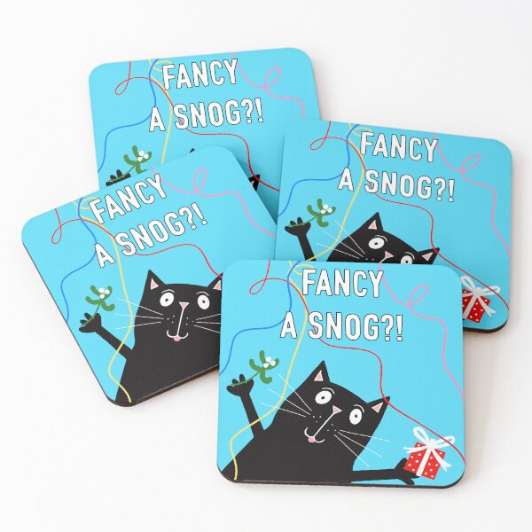 Item preview, Funny Black Cat Happy New Year Illustration designed and sold by Adam Regester.