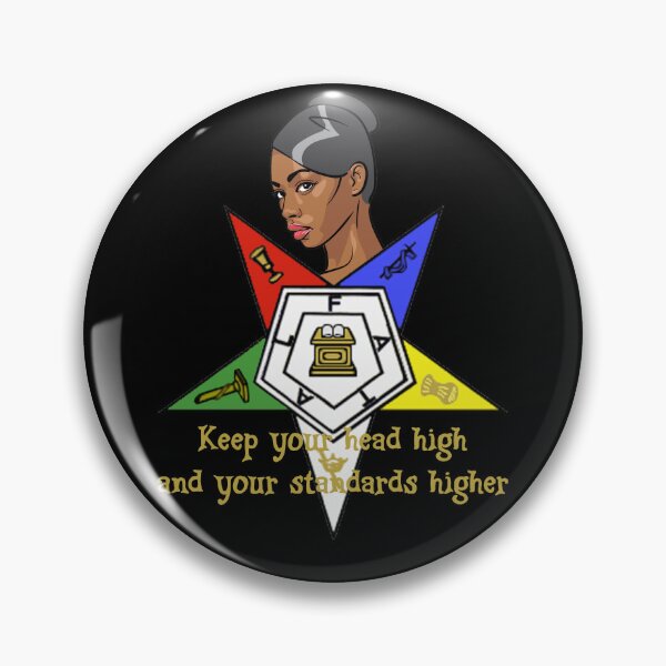 Item preview,  OES Order Of The Eastern Star Logo Sisterhood Keep Your Head High designed and sold by TopTeeShop.