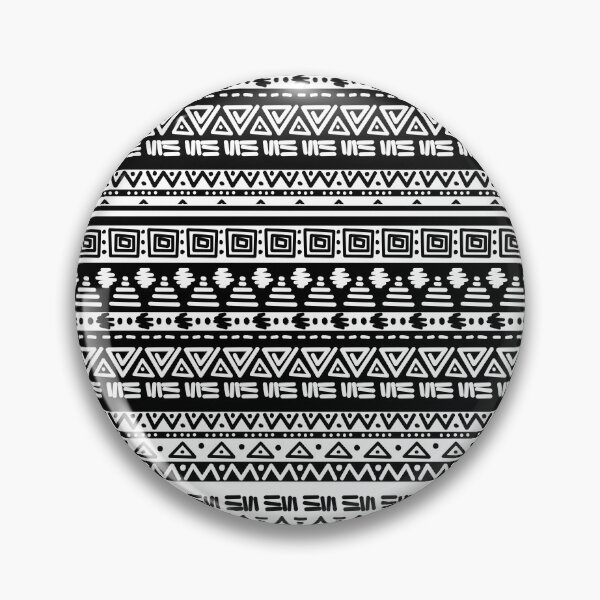 Item preview, White black abstract ornament designed and sold by fuzzyfox.
