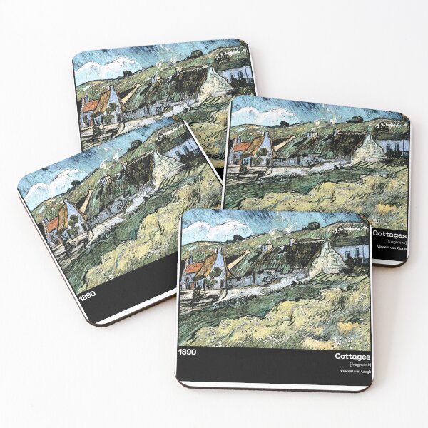 Item preview, Cottages  by Vincent Van Gogh designed and sold by pikselpunk.