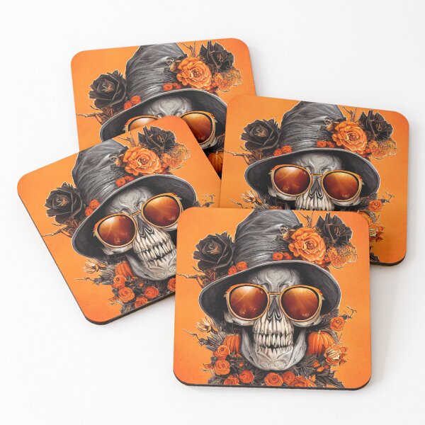 Item preview, Flower skull designed and sold by Hoity-Toity.