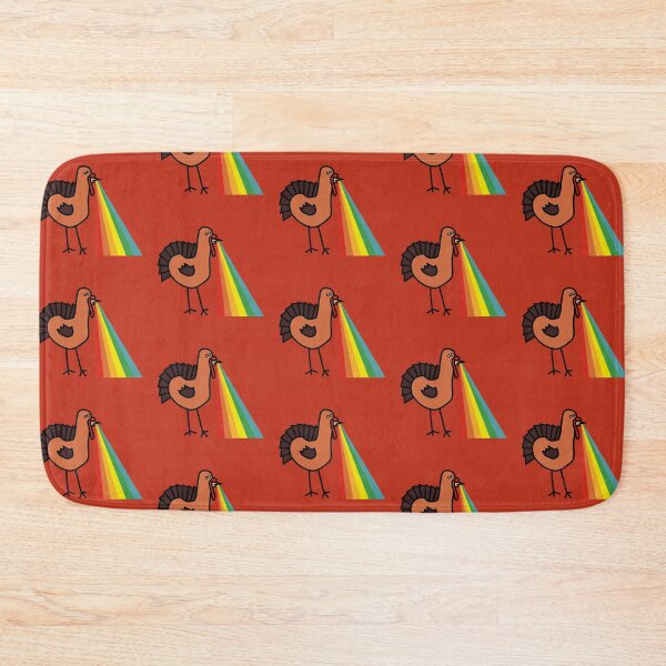 Item preview, Animals with Rainbow Puke Thanksgiving Turkey designed and sold by ellenhenry.