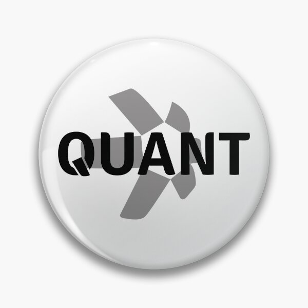 Item preview, Quant QNT Crypto Altcoin - Clean Design with Grey Logo designed and sold by CryptoMoods.