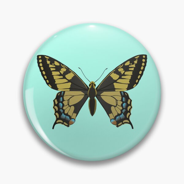 Item preview, A common yellow swallowtail vector illustration designed and sold by Bwiselizzy.