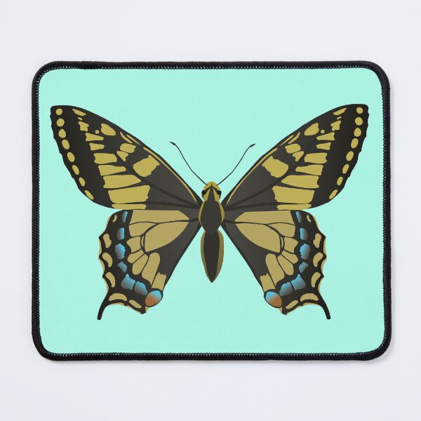 Item preview, A common yellow swallowtail vector illustration designed and sold by Bwiselizzy.