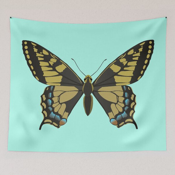 Item preview, A common yellow swallowtail vector illustration designed and sold by Bwiselizzy.