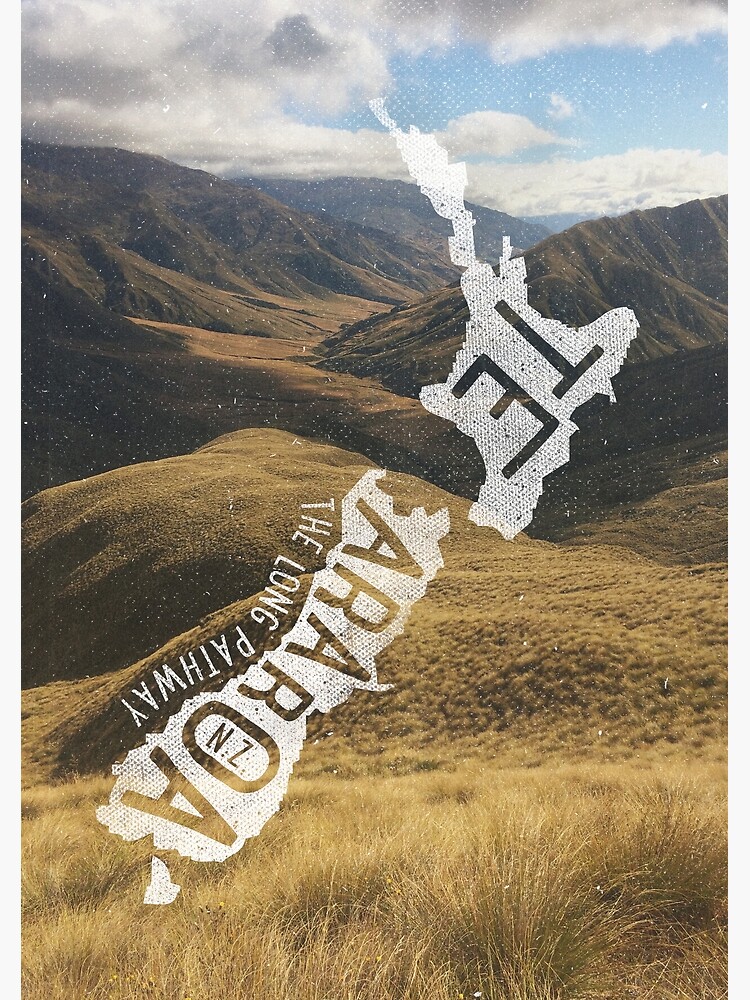 "Te Araroa" Poster for Sale by cabinsupplyco Redbubble