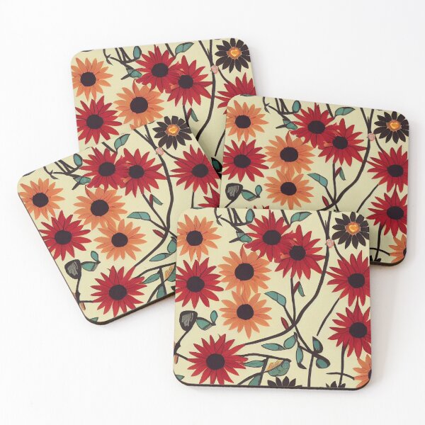 Item preview, Colorful Floral Patchwork Pattern designed and sold by CandyDroidMerch.