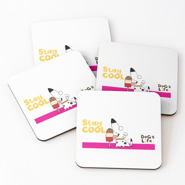 Item preview, Dog's Life Stay Cool designed and sold by reddesigned.