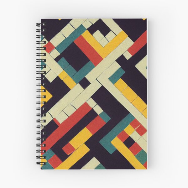 Item preview, Colorful Abstract Patchwork Pattern designed and sold by CandyDroidMerch.