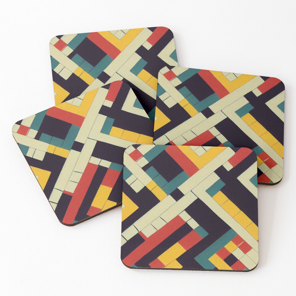Item preview, Coasters (Set of 4) designed and sold by CandyDroidMerch.
