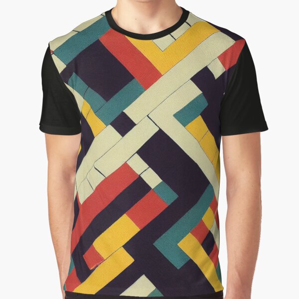 Item preview, Colorful Abstract Patchwork Pattern designed and sold by CandyDroidMerch.
