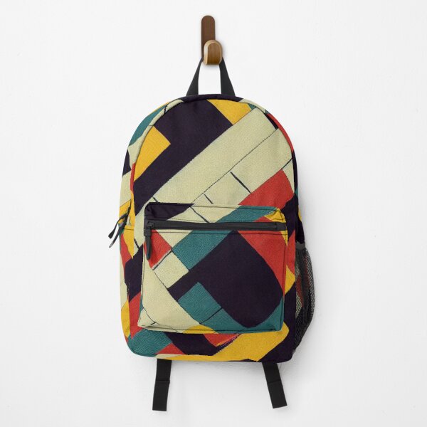 Item preview, Colorful Abstract Patchwork Pattern designed and sold by CandyDroidMerch.