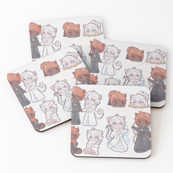 Item preview, FFXIV Temieri Themis Elidibus Erichthonios Ericthemis Cats designed and sold by YA Lit Reads.