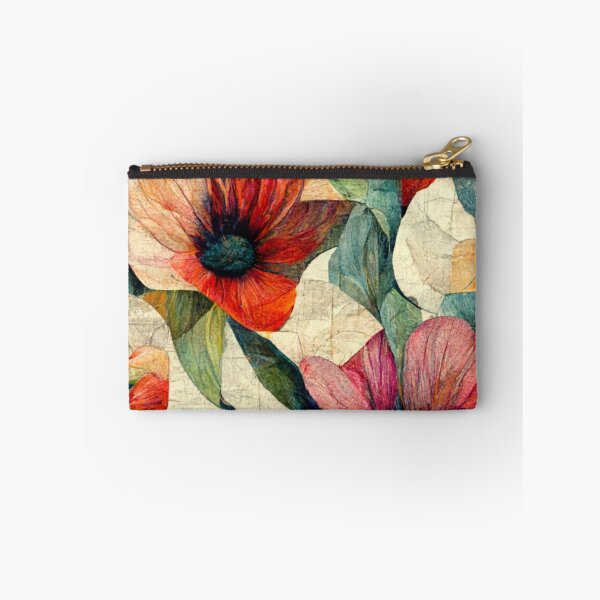 Item preview, Oil Painting Floral Patchwork Pattern Design designed and sold by CandyDroidMerch.