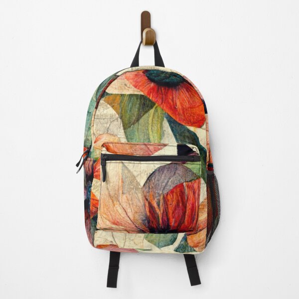 Item preview, Oil Painting Floral Patchwork Pattern Design designed and sold by CandyDroidMerch.