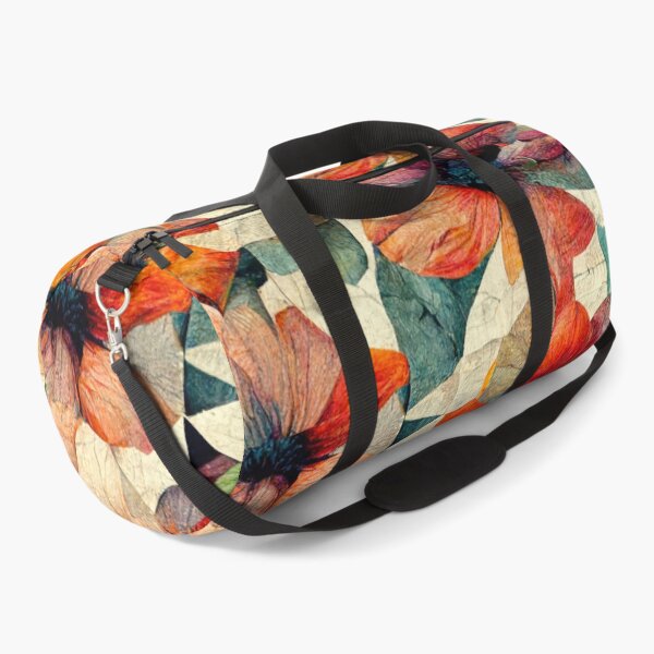 Item preview, Oil Painting Floral Patchwork Pattern Design designed and sold by CandyDroidMerch.