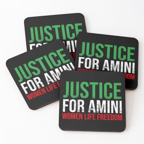 Item preview, Justice For Amini - Women Life Freedom - Free Iran designed and sold by GodsFlagFandom.