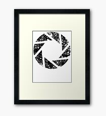 Worn Aperture Framed Print