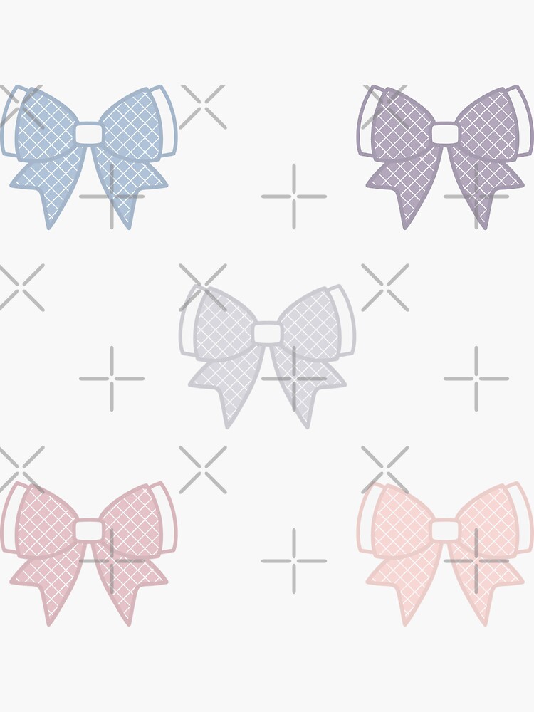 Pale Winter Ribbon Bows Digital Stickers Graphic by sara_sb2000 · Creative  Fabrica