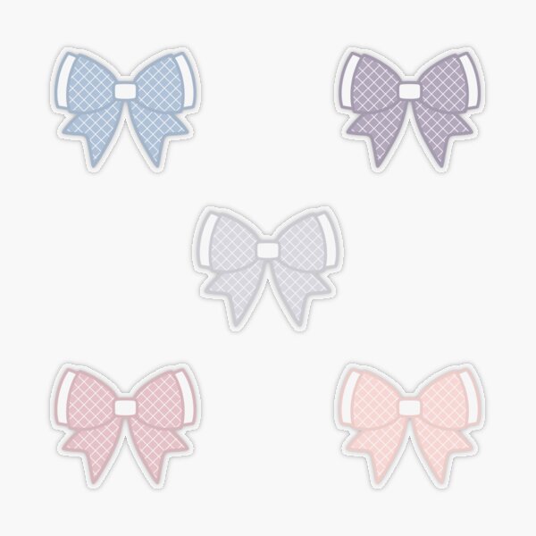 Pale Winter Ribbon Bows Digital Stickers Graphic by sara_sb2000 · Creative  Fabrica