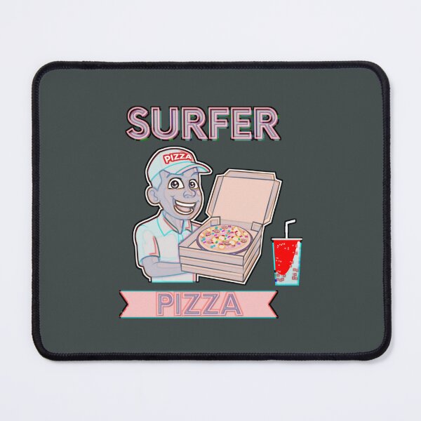 Item preview, boy surfer pizza designed and sold by TabithaHaston.