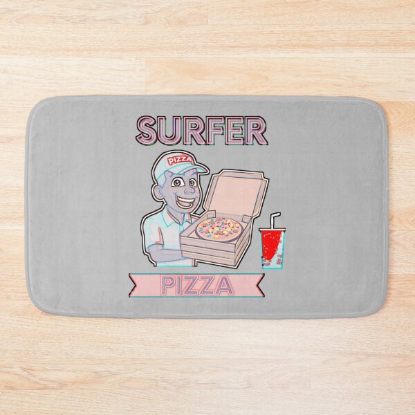 Item preview, boy surfer pizza designed and sold by TabithaHaston.