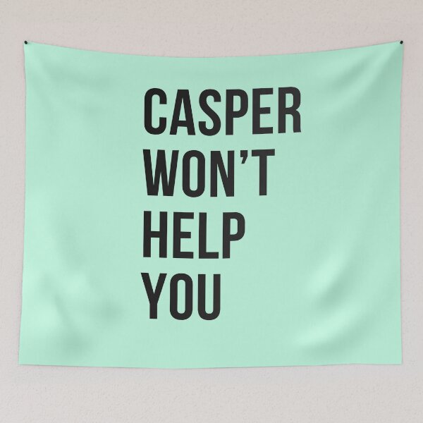 Item preview, Casper The Friendly Ghost | Casper Won't Help You Vintage Classic designed and sold by OverNinthCloud.