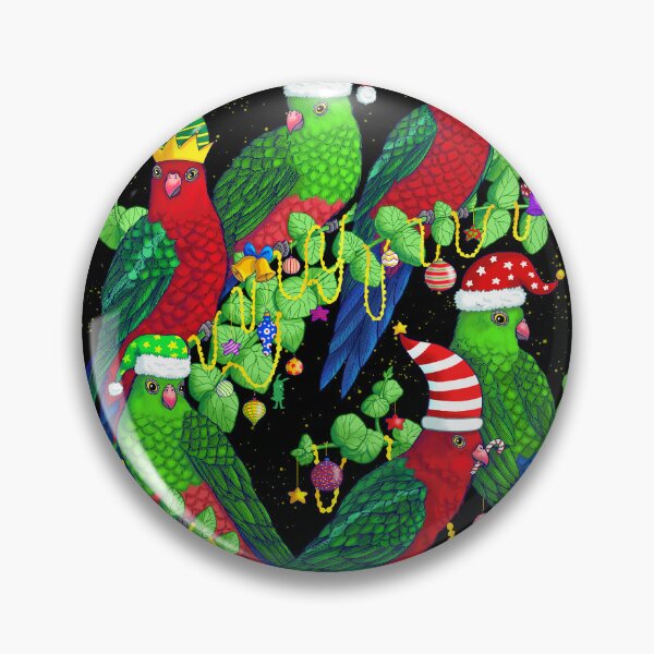 Item preview, Gorros navideños de loros rey australianos designed and sold by Marta Tesoro.