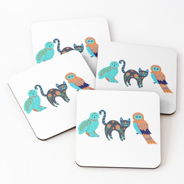 Item preview, A Cat And An Owl designed and sold by Wild-Rose-.