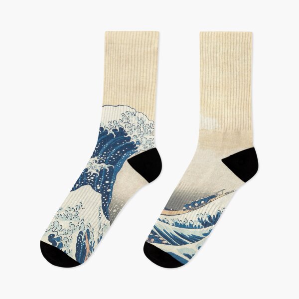 Item preview, Hokusai Print - The Great Wave Off Kanagawa designed and sold by kernowerno.