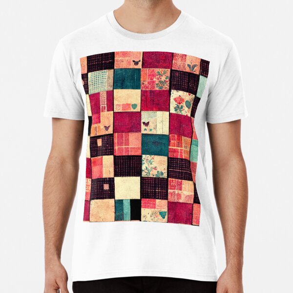 Item preview, Creative Floral Patchwork Pattern Design designed and sold by CandyDroidMerch.